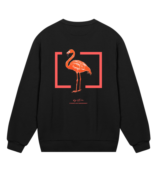 FLAMINGO - RECTANGLE RED Black