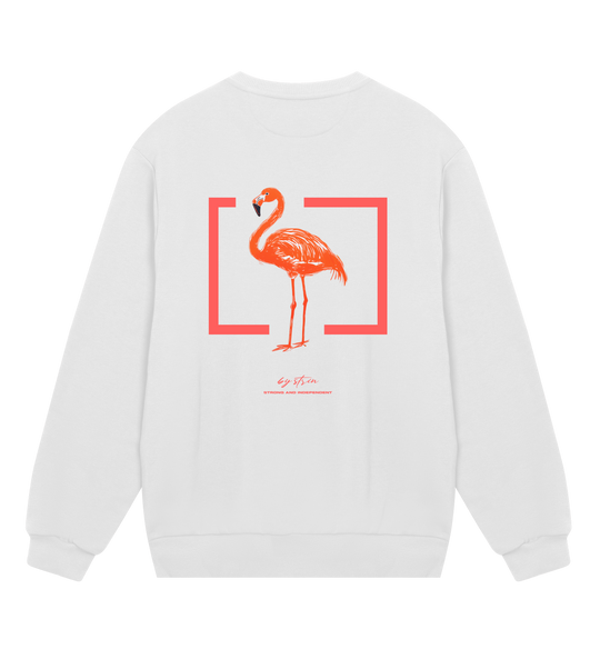 FLAMINGO - RECHTECK ROT Off White